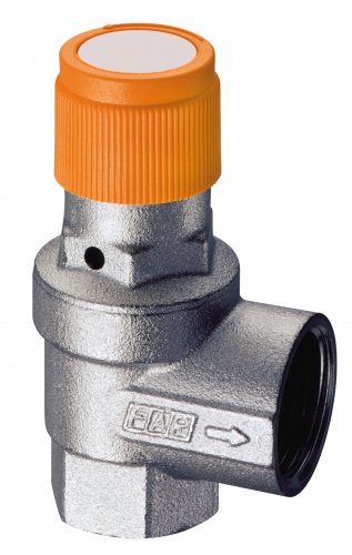 Клапан предохранительный автоматический Solar FAR 1/2"х3/4", ВР-ВР, 3 бар FAR