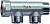 Коллектор 3/4", ВР-НР, 2 отвода 1/2", НР, плоское уплотнение, хромированный FAR