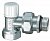 Вентиль запорный угловой, 1/2", ВР, EPDM (аналог FV 1200 12) FAR