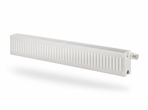 Радиатор стальной панельный Purmo Ventil Compact 22-200-0700, подкл нижнее правое, RAL 9016 глянцевый