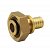 Муфта 20x3/4"EK с накидной гайкой, аксиальная, Kromwell