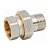 Фитинг разъемный прямой американка 3/4" ВР-НР Kromwell