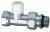 Вентиль запорный прямой 3/4" ВР, EPDM