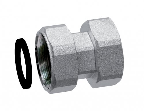 Переходник с накид. гайкой 1”(ВР) – 3/4(ВР), с EPDM