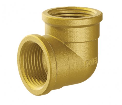 Угольник 1/2", ВР-ВР, латунный FAR
