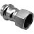 Муфта-пресс ВР 15x3/4", нержавеющая сталь, Kromwell