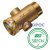 Коллектор 1 1/2", 2 отвода 3/4", ВР, межосевое 100 мм FAR