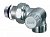 Вентиль запорный трехосевой, правосторонний, 1/2", М24х19, EPDM FAR