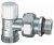 Вентиль запорный угловой, 1/2", М24х19, EPDM (аналог FV 1100 C12) FAR