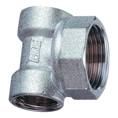Тройник концевой для коллекторов, 1 1/2"х1/2"х1/2", ВР-ВР-ВР, хромированный FAR