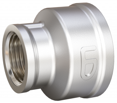 Муфта переходная LD Pride DN40х32 (1 1/2"ВР х 1 1/4"ВР) латунь никель
